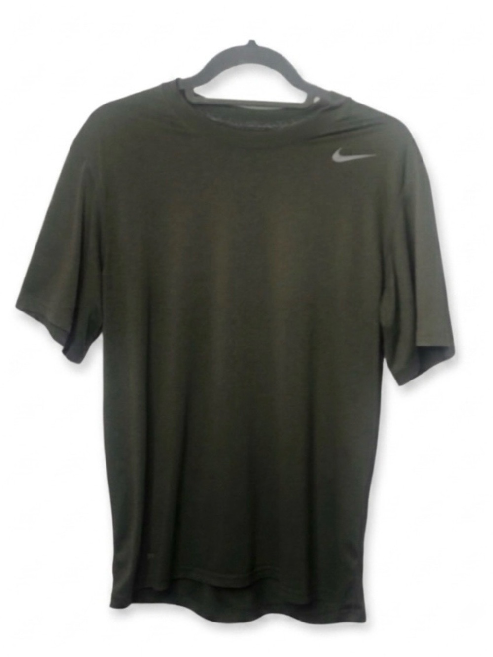Nike Dri-fit Short Sleeve Tee Top Olive Green Men’s Size Medium